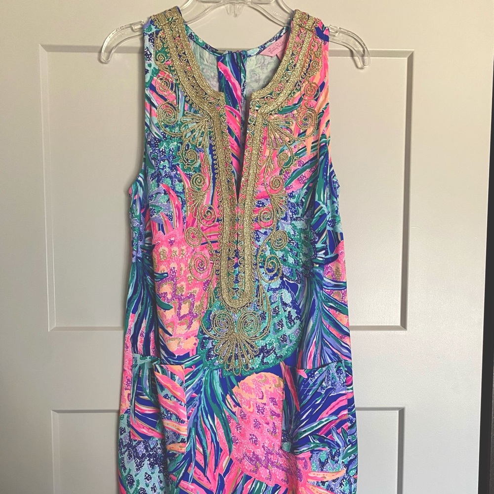 Lilly Pulitzer Carlotta Stretch Shift in Gypsett Paradise. NWT.